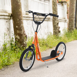 738608d6-7c10-45e2-b791-1db506a0e42a.jpg Youth Scooter Kick Scooter for Kids 5+ with Adjustable Handlebar Front and Rear Dual Brakes, Orange