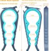 Jar Opener & Bottle Opener, Easy Grip Kitchen Tool For Seniors, Manual Lid Opener For Jars, Bottles, Cans & Household Use