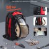 Welding Backpack, 25.2L Welder Backpack For Tools And Helmet, 1680D High-Density Polyester Extreme Gear Pack With Helmet Bag, Multi-Purpose Gear Storage Bag For Welding, Outdoor Camping, Hiking