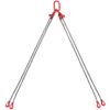 Chain Sling 4 Legs G80 Lifting Chain With Grab Hooks 6600 Lbs