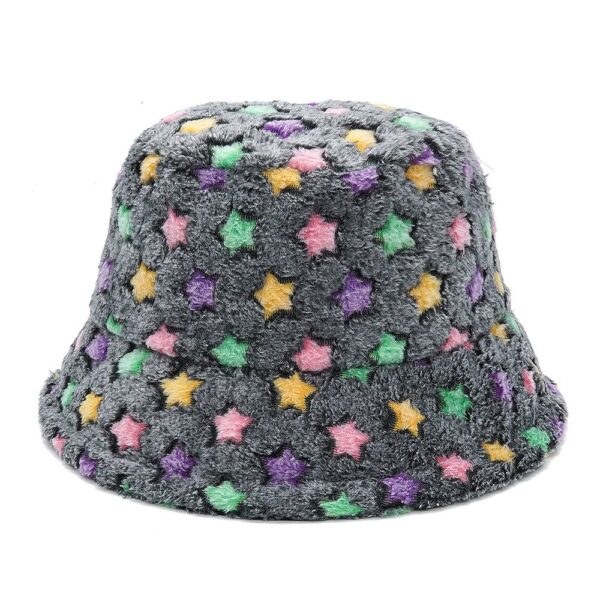 588775549 Autumn Winter Camouflage Faux Fur Bucket Hats Women Girl Fashion Warm Soft Velvet Fluffy Fisherman Hat Ladies Outdoor Panama