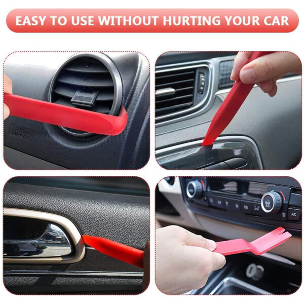 782a7769-7a65-425e-a796-5e81ee7bf4f9.jpg 19pcs Auto Trim Removal Kits,Car Panel Removal Tool Car Interior Trim Kit Auto Clip Pliers Fastener Remover Pry Tool Set For Automotive Radio Stereo Dash