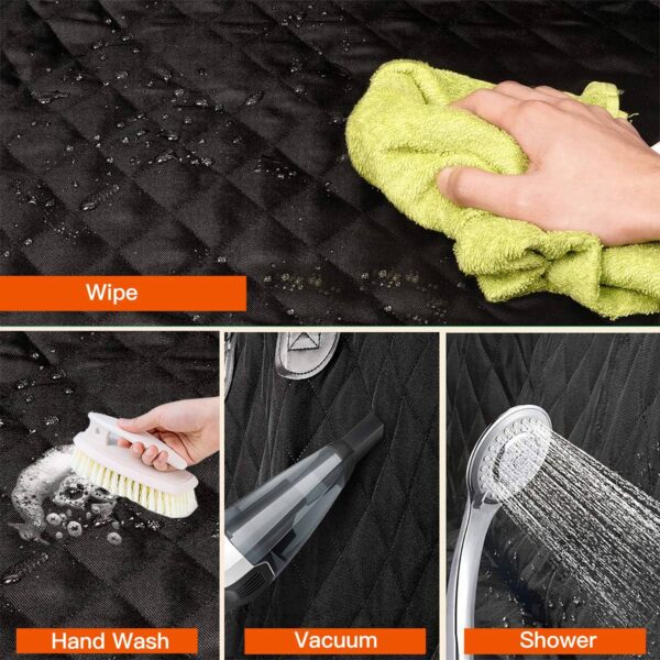 784c2a3e-a588-4554-8515-ebaf880fb930.jpg 1Pc Dog Car Seat Cover Waterproof Scratchproof Pet Car Rear Protector Mat Pet Back Seat Cover With Dog Seat Belt For Car Truck SUV