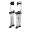 Drywall Stilts, 18''-30'' Adjustable Aluminum Tool Stilts With Protective Knee Pads, Durable And Non-slip Work Stilts For Sheetrock Painting, Walking, Taping, Silver