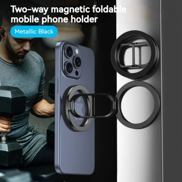 588781382 Magnetic Car Phone Holder Folding Mini Stand For Magsafe iPhone Magnet GPS Car Mount for iPhone 15 14 13 Mobile Phone Bracket