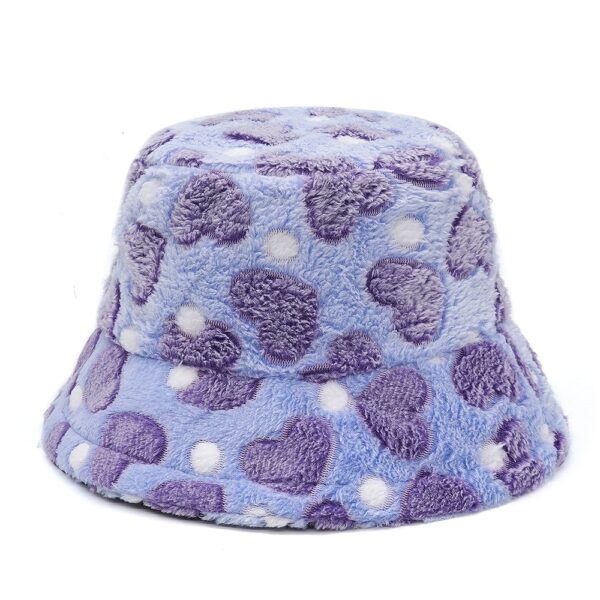 588775543 Autumn Winter Camouflage Faux Fur Bucket Hats Women Girl Fashion Warm Soft Velvet Fluffy Fisherman Hat Ladies Outdoor Panama