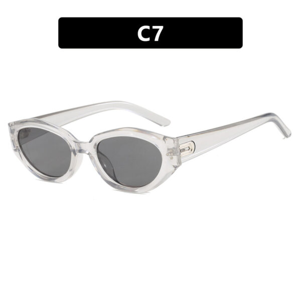 Rice nail irregular sunglasses new sunglasses cat eye women's UV resistant sunglasses