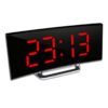 588596988 Fashion Curved Screen Clock Electronic Clock Large Screen LED Mirror Clock Silent Alarm Clock