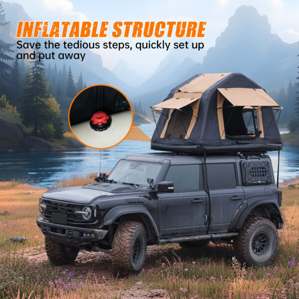 Amphibious Inflatable Car Roof Top Tent