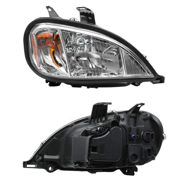 Chrome Halogen Headlights Assembly Compatible With Freightliner Columbia2004-2017 Passenger Side,Right Light
