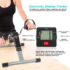 1Pc Foldable Exercise Bike Pedal Fitness Exerciser Cycle Bike  LCD Display Mini Pedal Exerciser For Leg Arm Physical Therapy Home Office Gym