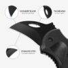 Small Pocket Knife Gift For Men Keychain Box Cutter With 1.34inch Blade, Mini Folding Knives EDC Gadgets, Stocking Stuffers Gift For Adults Men Him