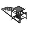 5 Ton Lifting Force Auto Car Truck Service Ramps Lifts, Garage Car Lift Hydraulic Ramps,Automotive Hydraulic Lift Repair Frame Lift 2 Pack  Black Color