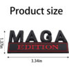 7e3e9370-b52a-41cf-a94a-745a01a80f44.jpg 4pcs MAGA Edition Car Metal Badge Sticker Truck Replacement, Suitable For General Motors SUV,Motorcycle, Bicycle Chrome Alloy
