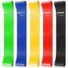 Resistance Bands Loop Set Of 5 Exercise Strength Workout Fitness Yoga Booty Band Training