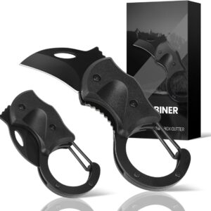 Small Pocket Knife Gift For Men Keychain Box Cutter With 1.34inch Blade, Mini Folding Knives EDC Gadgets, Stocking Stuffers Gift For Adults Men Him