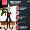 Food Scissors, Sharp Scissors With Nutcrackers, Bottle Opener, Can Opener, Vegetable Cutting Scissors, Chopping Scissors, Multi-Purpose Utensil Gadgets - USPS Shipping, Pickup Supported