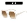 Polygon sunglasses anti-UV sunglasses