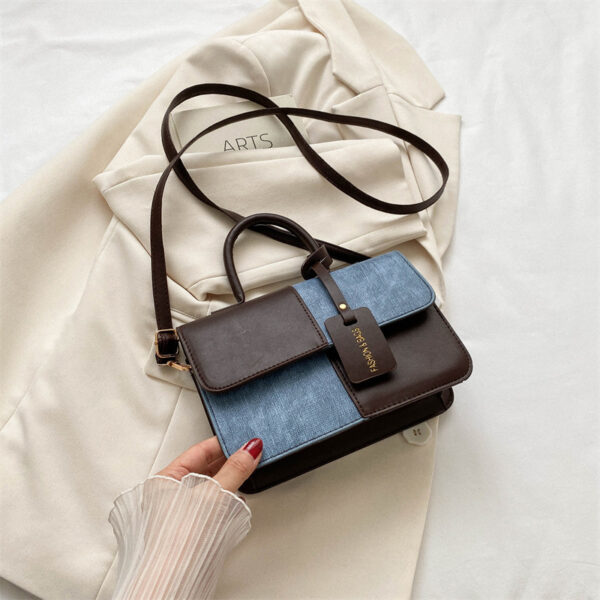 847f46dd-73c9-4f3f-820e-c42cc18985c2.jpg Popular Fashion Stitching Texture Portable Shoulder Messenger Bag