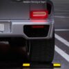 84c86cba-3f1f-4673-872d-b3cd11f2b59d.jpg Parking Stopper, 18 Inch 2 Pcs Heavy Duty Parking Aid For Garage, PP Curb Garage Floor Stopper With Reflective Strips, Vehicles Gadgets For Cars Vans Trucks Tire Wheel Guide Block Stops Bumpers