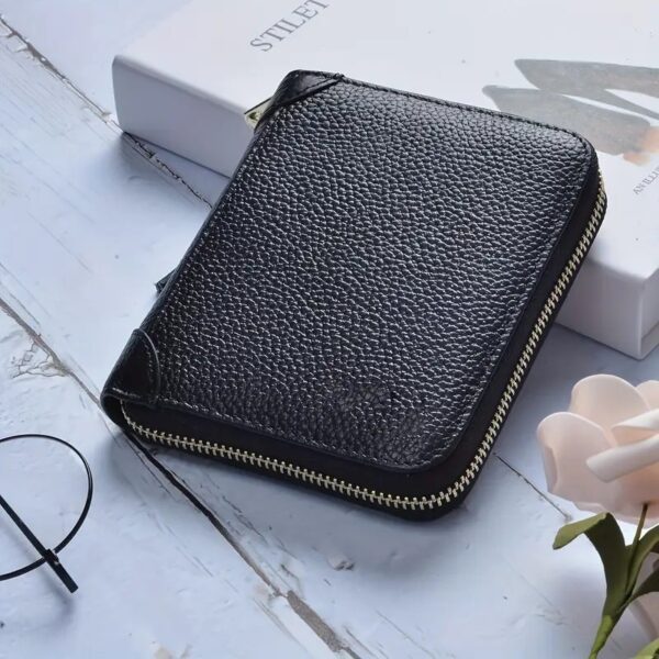 Mini Credit Card Holder For Women RFID Blocking Multifunctional Zipper Coin Purse Large Capacity Card Holder Credit Card Holders Credit Card Case