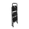 3 Step Ladder, Folding Step Stool With Wide Anti-Slip Pedal, Sturdy Steel Ladder, Lightweight, Portable Steel Step Stool