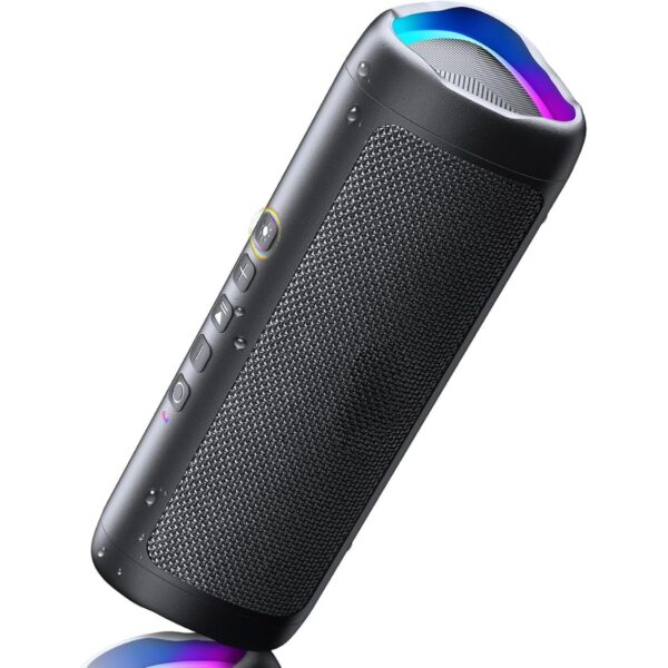 86129f11-070f-4312-a6cc-98890be290a8.jpg Bluetooth Speaker, 20W HD Sound, Portable Wireless, IPX5 Waterproof, Up To 24H Playtime, TWS Pairing