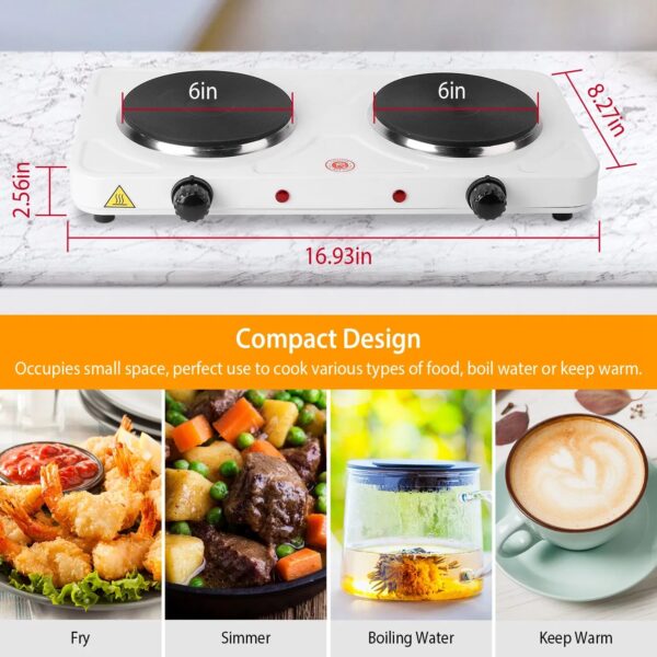 862a076e-1716-4612-9c85-c6cdde716e76.jpg 2000W Double Electric Burner Portable Dual Counter Stove Countertop Hot Plate Kitchen Cooker Stove With 5 Gear Temperature Control