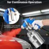8827661a-5357-40b9-9aaa-2df65dc7038b.jpg Siphon Feed Spray Gun, High Atomization Air Paint Spray Gun, 1000cc Automotive Paint Sprayer With 1.8 Mm Nozzle, Adjustable Flow Rate & Air Volume For Car, Furniture, Wall, House Painting