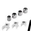 8964eb54-3e69-42a1-98af-dd792bd85ec4.jpg 3 Opening Heads And 4 Sleeves. Special Tool For Belt Pulleys. Adjustable Belt Wrench For Automotive Engines. Idler Belt.