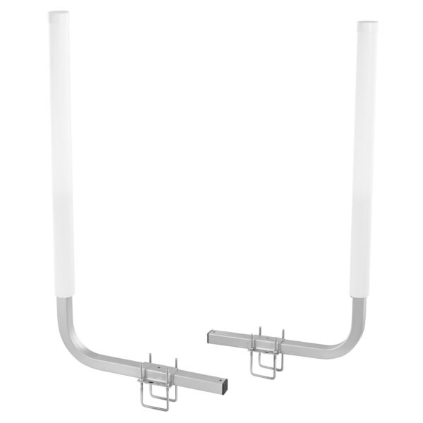 VEVOR Marine Trailer Guide Set, 60Flexibly Adjustable, Dual Rust-Resistant Steel Supports With PVC Covering, Ideal For Ski, Fishing, And Sailboat Transport, 2-Piece Kit