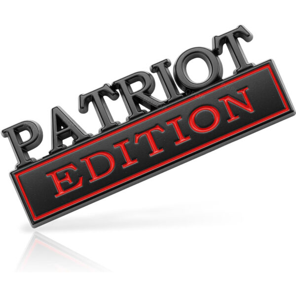 8c5ee7a5-3f3f-41bf-8d41-482f1edac8e9.jpg 2pcs Patriot Edition Emblems, Emblem 3D Badge Decal Car Truck SUV,Refrigerator Sticker,Window Display Stickers,Bicycles, Laptops, Fridges