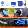 8f70a1cb-bfb4-4e75-98bd-742726cdcb53.jpg 26Pcs Car Detailing Brush Kit Exterior Interior Car Cleaning Set Drill Brush Set Car Buffing Sponge Pads Kit For Cleaning Automobile Interior Exterior Wheels Dashboard