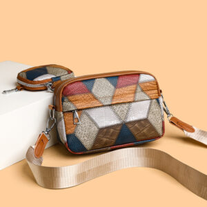 9061ad8f-a439-4067-8ea2-0f969dc63392.jpg Retro Fashion Stitching Contrast Color Small Square Bag