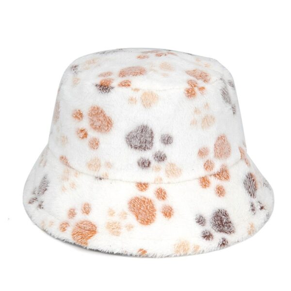 588775542 Autumn Winter Camouflage Faux Fur Bucket Hats Women Girl Fashion Warm Soft Velvet Fluffy Fisherman Hat Ladies Outdoor Panama