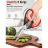 9246b3e2-fa75-4b5d-b4c4-9ac906254286.jpg Kitchen Scissors Shears All Purpose Heavy Duty Protective Sheath