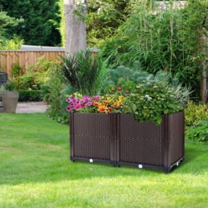Elevated Garden Flowerpot For Outdoor Plants