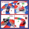 Spider-Themed Flexible Track Toy Set Includes Black And Red Spider Cars,Pickup Only