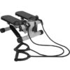 Stepper For Exercise Mini Fitness Stepper With 2 Resistance Bands LCD Monitor Max 330.7LBS Load Stair Stepper Quiet Stepper