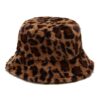 588775523 Autumn Winter Camouflage Faux Fur Bucket Hats Women Girl Fashion Warm Soft Velvet Fluffy Fisherman Hat Ladies Outdoor Panama