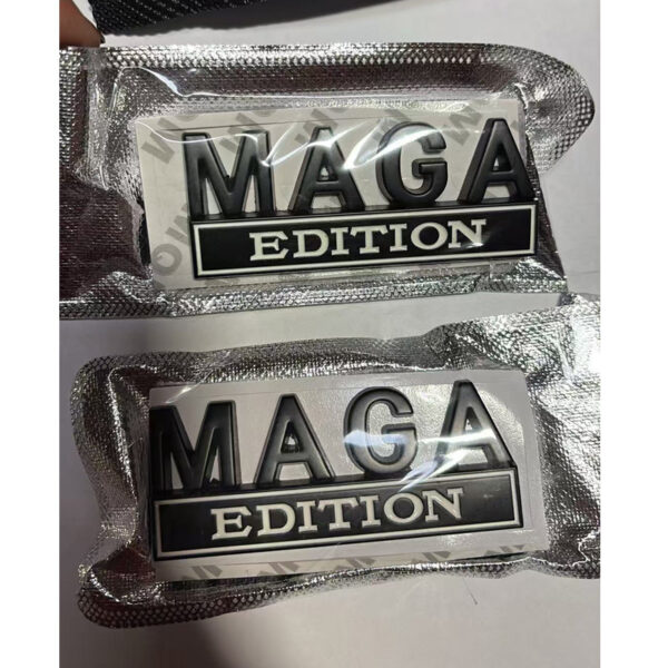 96c18aad-f312-4d2b-aae4-3d5eb5e11849.jpg 4pcs MAGA Edition Car Metal Badge Sticker Truck Replacement, Suitable For General Motors SUV,Motorcycle, Bicycle Chrome Alloy