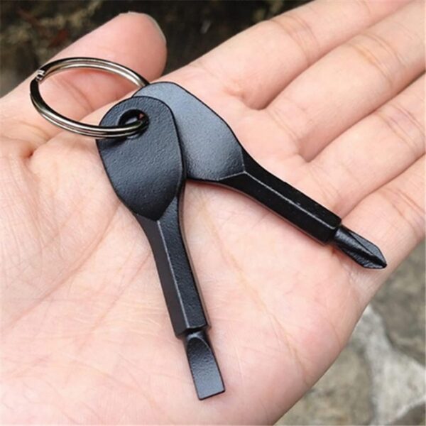 Mini Phillips Flathead Screwdriver Keychain Cool Gadgets For Men