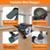 999f1183-f5ff-4acd-9b17-9fcdec868459.jpg Fitness Step Machine, Mini Step Machine With Resistance Band, Home Fitness Equipment With 330.7LBS Load-bearing Capacity, Hydraulic Fitness Step Machine With LCD Display Screen