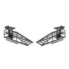 Auto Car Truck Service Ramps Lifts With Pedal, Garage Car Lift Hydraulic Ramps 5 Ton,Automotive Hydraulic Lift Repair Frame Lift  2 Pack Black Color
