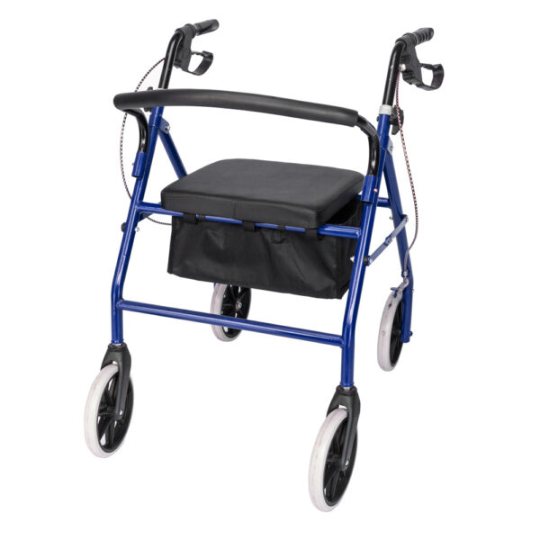 Iron Pipe Nylon Cloth Basket 286lbs, Blue And Black Color For Driving Assistance