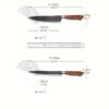 6 PCS Kitchen Knife Sets, Steel Kitchen Knives Set Tools Forged Kitchen Knife Scissors Ceramic Peeler Chef Slicer Knife Gift Case
