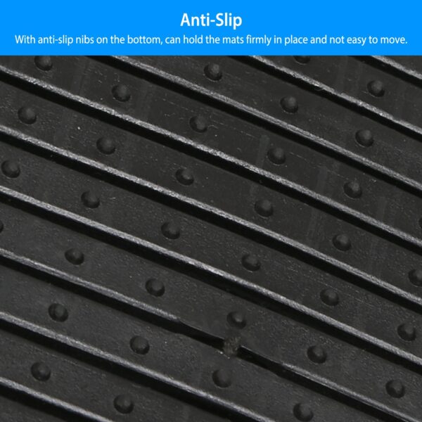 9d09c74a-726f-42f4-8ce0-49e44a94920c.jpg 1Set Automotive Floor Mats With Front And Rear PVC Rubber Floor Mats Heavy Duty Drive Vehicle Car Mats With Trimmable Design Fit Most Cars SUVs Trucks