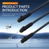 HD Waterproof Endoscope Camera  High-Brightness LED Lights  For Home Plumbing & Automotive Repair