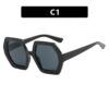 Polygon sunglasses anti-UV sunglasses