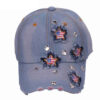 588775167 Snapback Vintage Denim Jeans Baseball Caps with American Flag Star